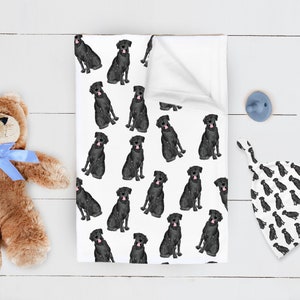 Black lab outlet baby blanket
