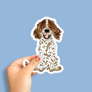 Spaniel Aufkleber | Outdoor Vinyl Aufkleber, Springer Spaniel, Boykin Spaniel, English Spaniel, Parti Spaniel