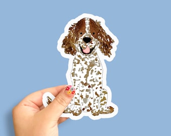 Spaniel Decal Sticker | Outdoor Vinyl Sticker, Springer Spaniel, Boykin Spaniel, English Spaniel, Parti Spaniel