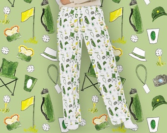 Golf Patron Pattern Pajama Pants | Golf Pajamas, Golf Gift Idea