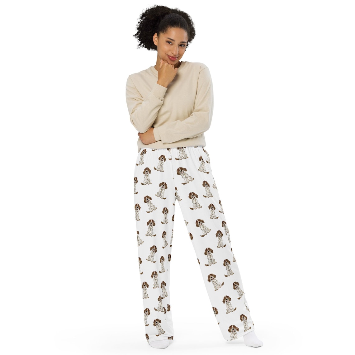 Brown Parti Spaniel Pajama Pants | Spaniel Dog Pajamas, Springer ...
