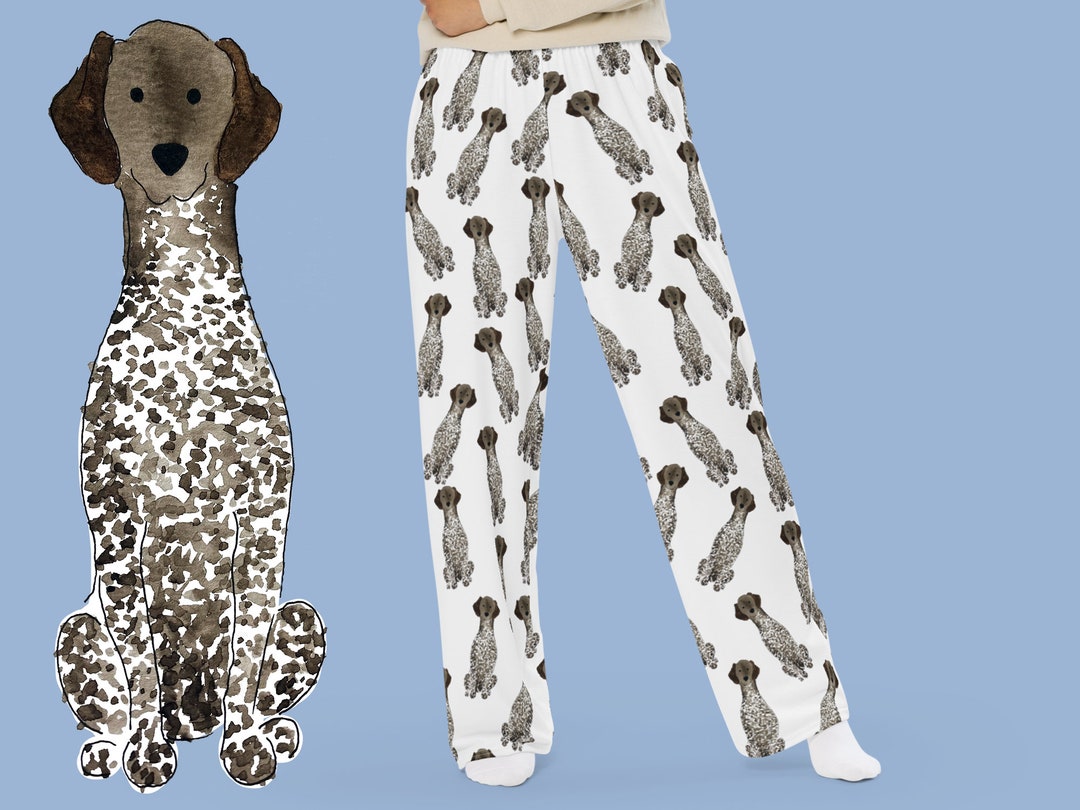 German Shorthaired Pointer Wide-leg Pajama Pants | Dog Pajamas, GSP ...