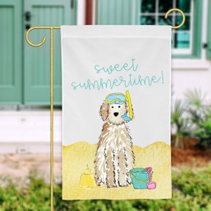 Goldendoodle Garden Flag Goldendoodle Garden Flag