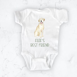 Personalized Lab Baby One Piece | Black Lab Baby Clothes, Labrador Baby Gift, Black Lab Baby Shower Gift, Chocolate Lab Baby, Yellow Lab