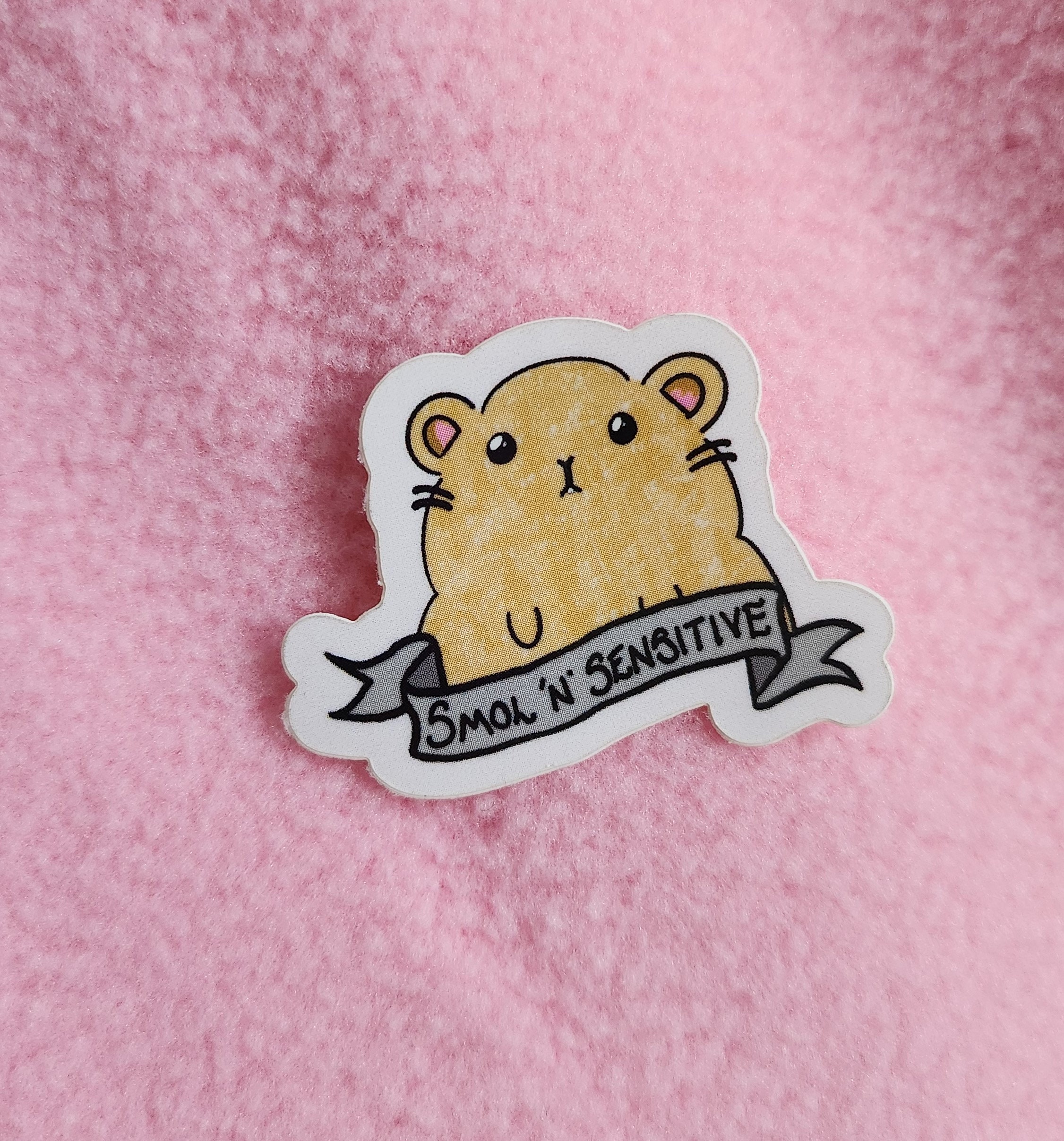 Hamster Sensitive Sticker | Feelings Cute Animals Emotional Relatable ...
