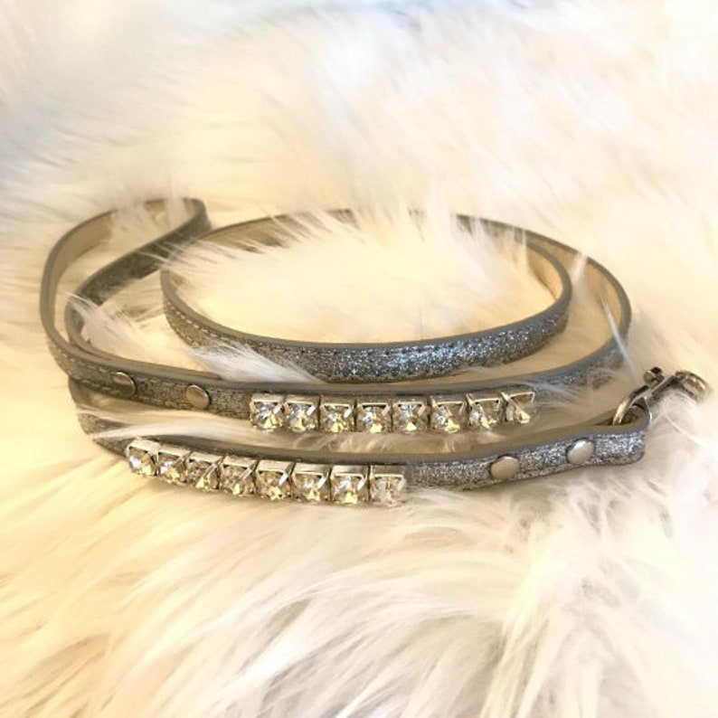 Bling ~Diamond Nightfall~ Crystal Bling Rhinestone Pet Dog or Cat Safety Collar USA XXS THROUGH 3XL