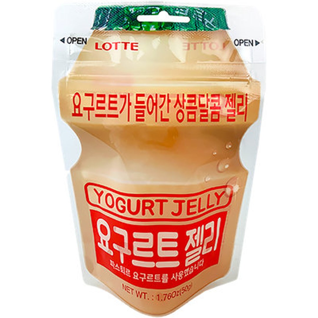 Lotte Yogurt Jelly Gummy Candy Etsy