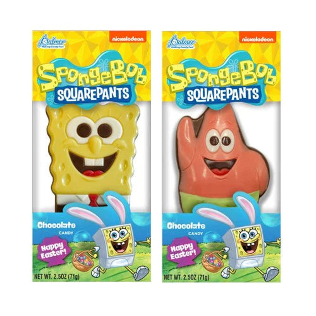 Spongebob Squarepants Milk Chocolate Bars Etsy