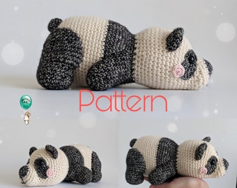 Amigurumi Panda Pattern - Crochet Pip the Panda English Belle and Grace HMC