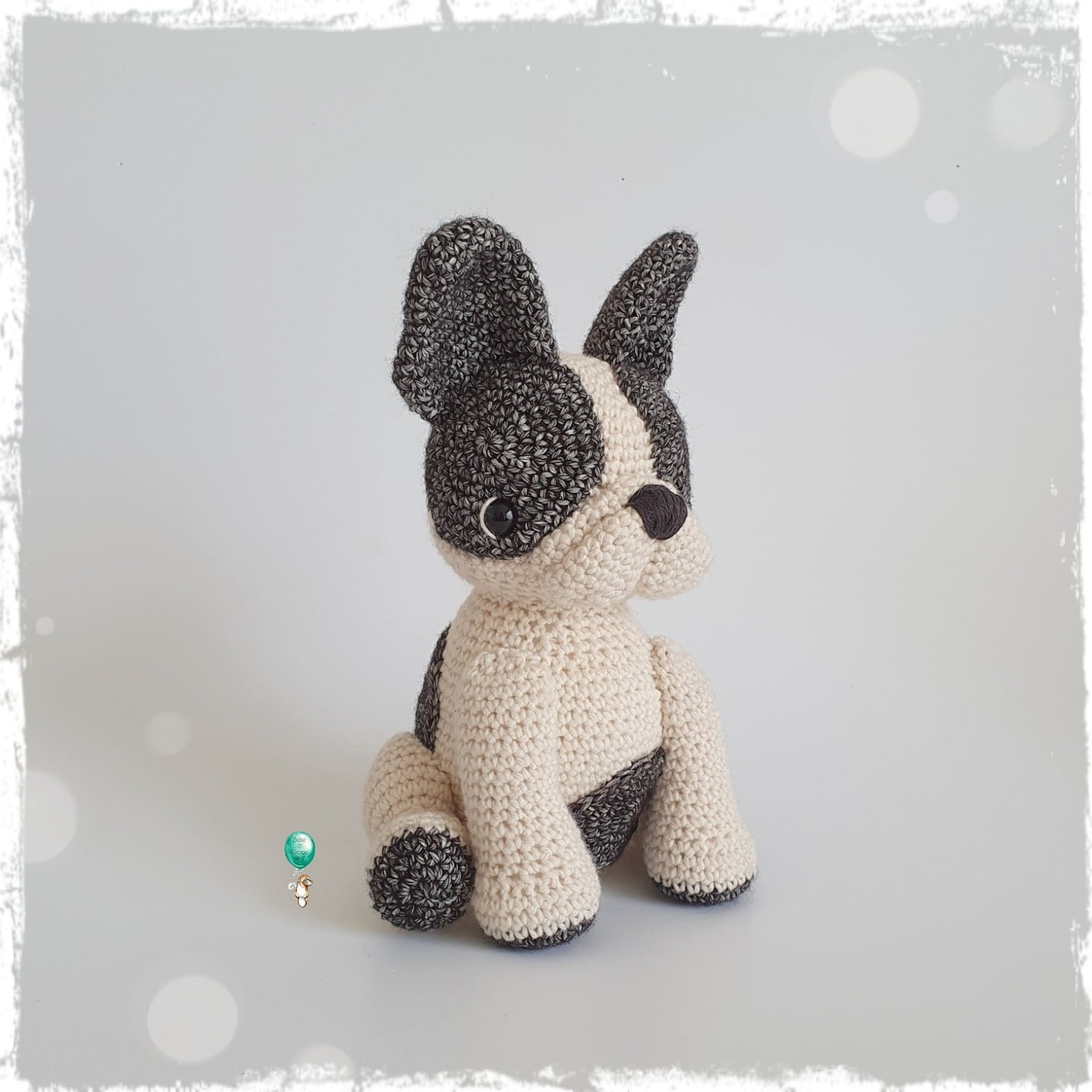 French Bulldog Amigurumi Pattern Crochet Frenchie DIGITAL FILE - Etsy ...