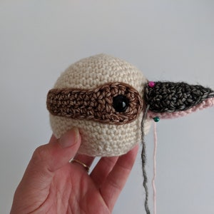 Crochet pattern Kookaburra amigurumi bird Australia English Belle and Grace HMC image 5