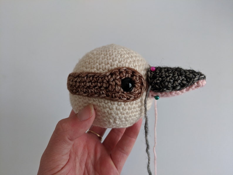 Crochet pattern Kookaburra amigurumi bird Australia English Belle and Grace HMC image 5