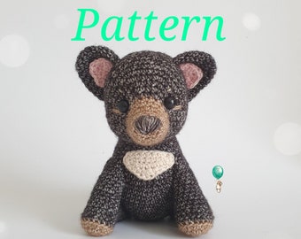 Tabitha the Tasmanian devil crochet pattern amigurumi PDF FILE ONLY English belle and grace hmc