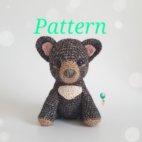 Tabitha the Tasmanian devil crochet pattern amigurumi PDF FILE ONLY English belle and grace hmc
