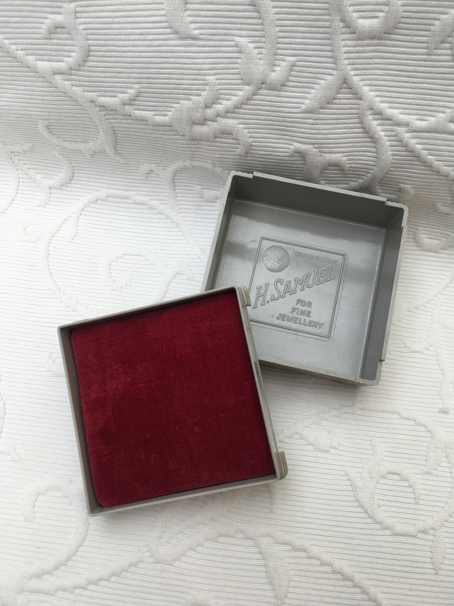 Vintage H Samuel Box For Jewellery Early Plastic Celluloid Etsy