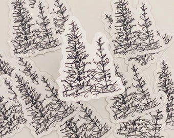 Tree Sticker | Hand Sketched Sticker