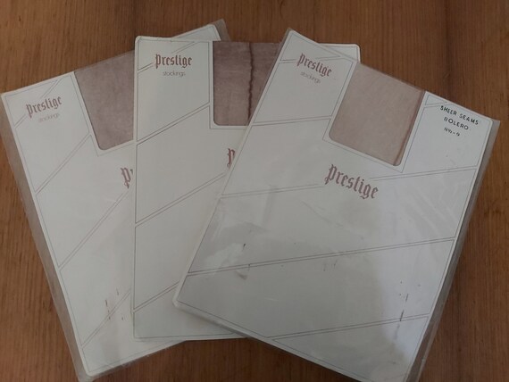 Prestige back seam stockings