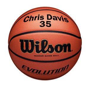 custom wilson evolution basketball