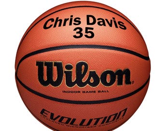 Size 7 WILSON Basketball England Evolution Original Tan//Black