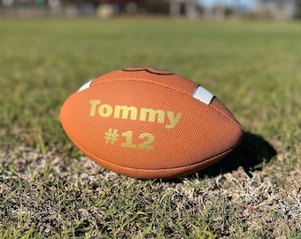 Customized Personalized Wilson GST Composite Football, Official Size Football Gift