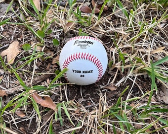 Customized Personalized Franklin OL1000 Baseball, Practice Play Custom Baseball Gift