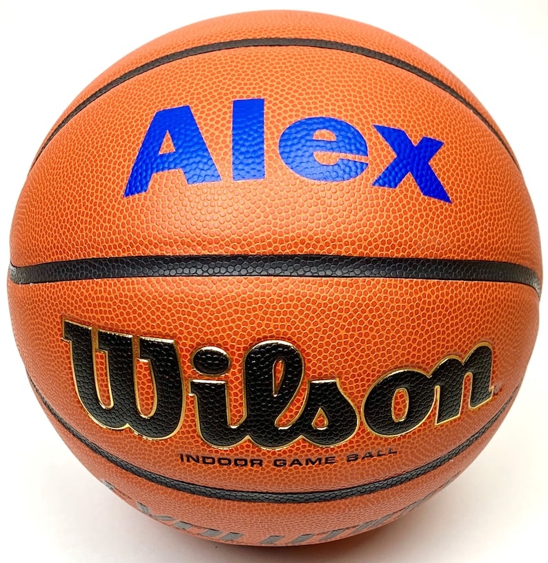 Customized Personalized Wilson Evolution Basketball Indoor Etsy