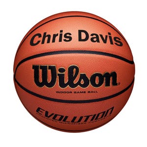 wilson evolution basketball custom