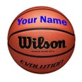 Customized Personalized Wilson Evolution Basketball Indoor Sizes 29.5" 28.5" or 27.5"
