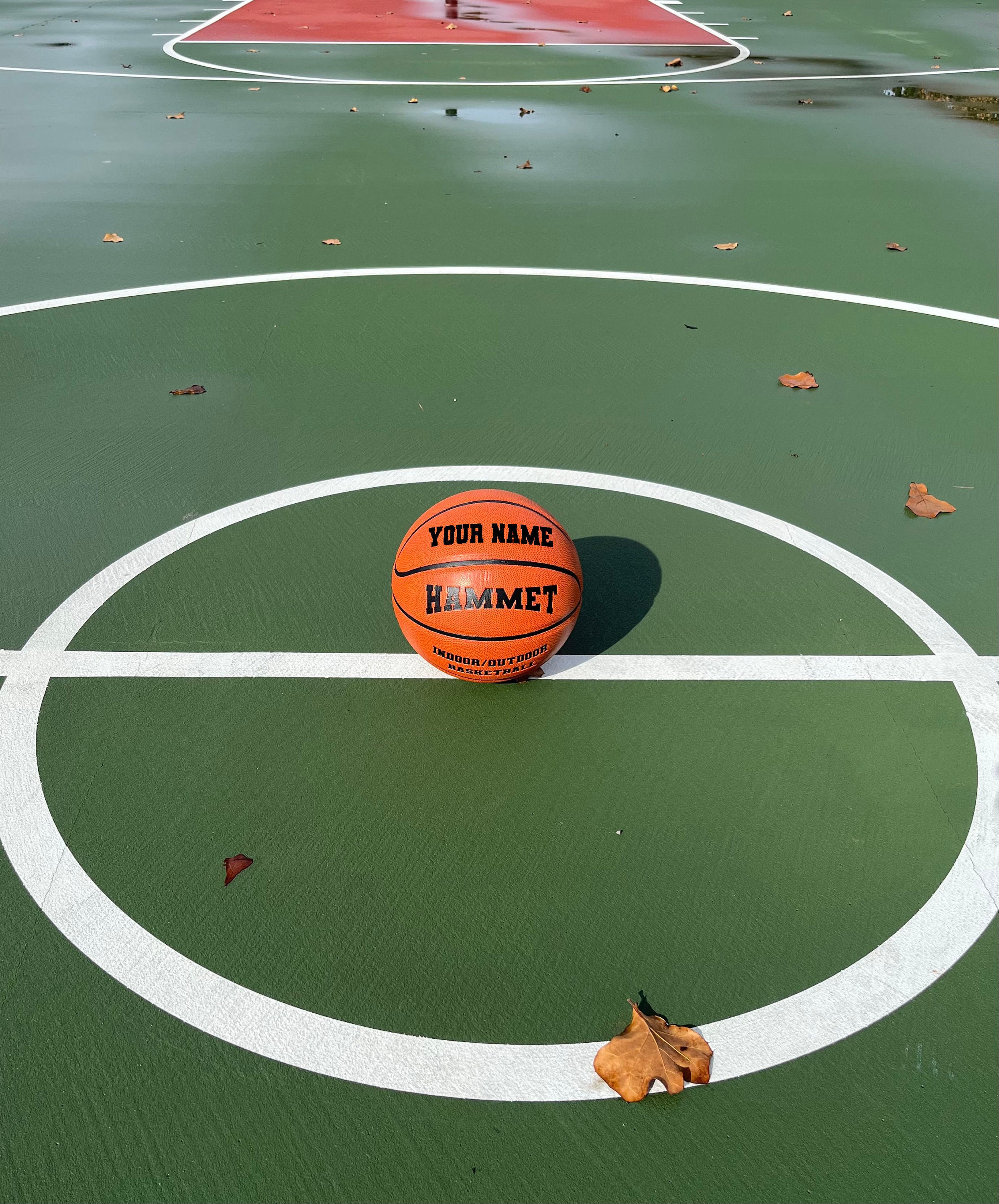 Customized Hammet Indoor Outdoor Basketball Size 29.5" or 28.5", Great Custom Basketball Gift