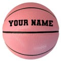 Customized Personalized Pink Basketball Indoor Outdoor Size 28.5", Custom Basketball Gift