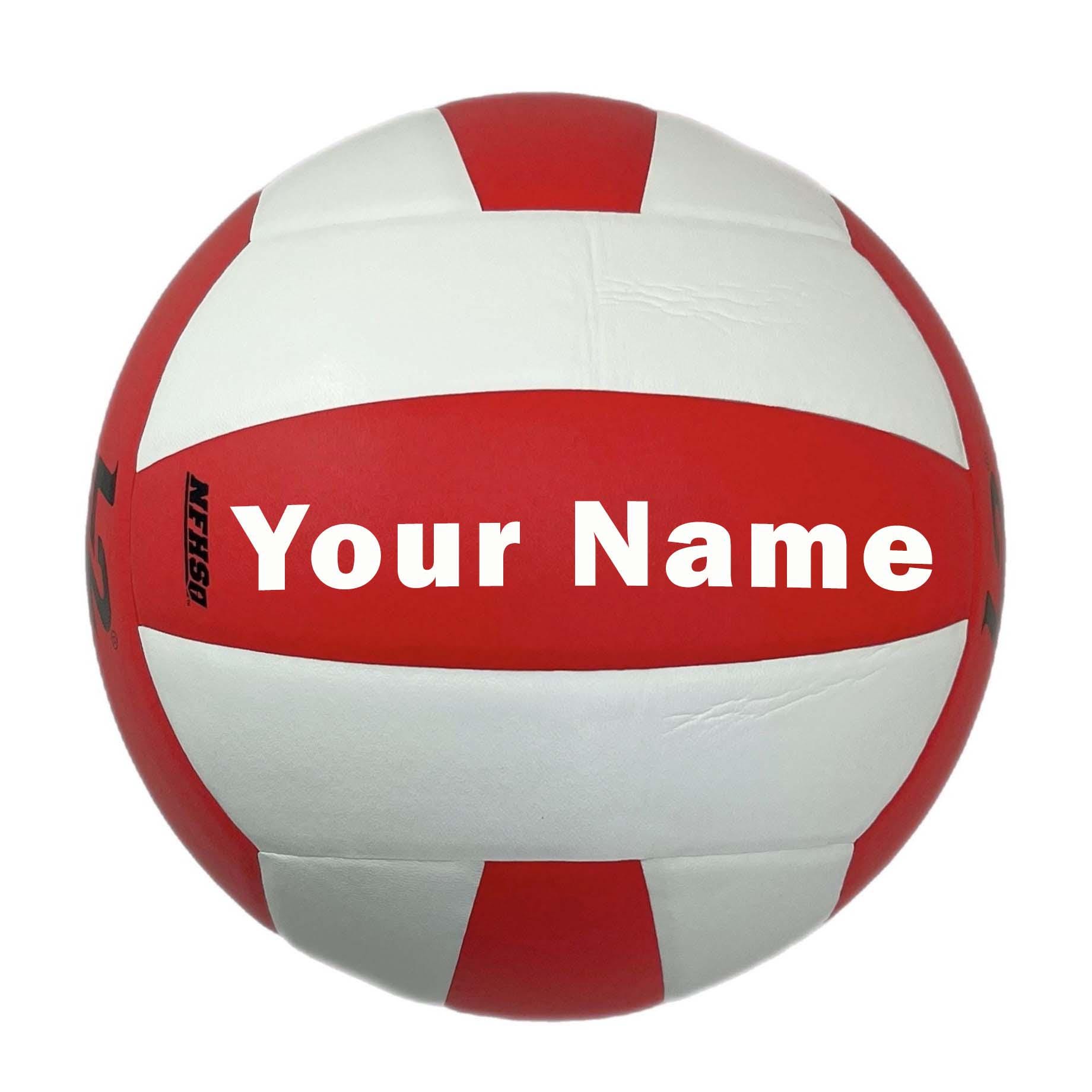 Customized Molten L2 Red and White Volleyball, Official Size and