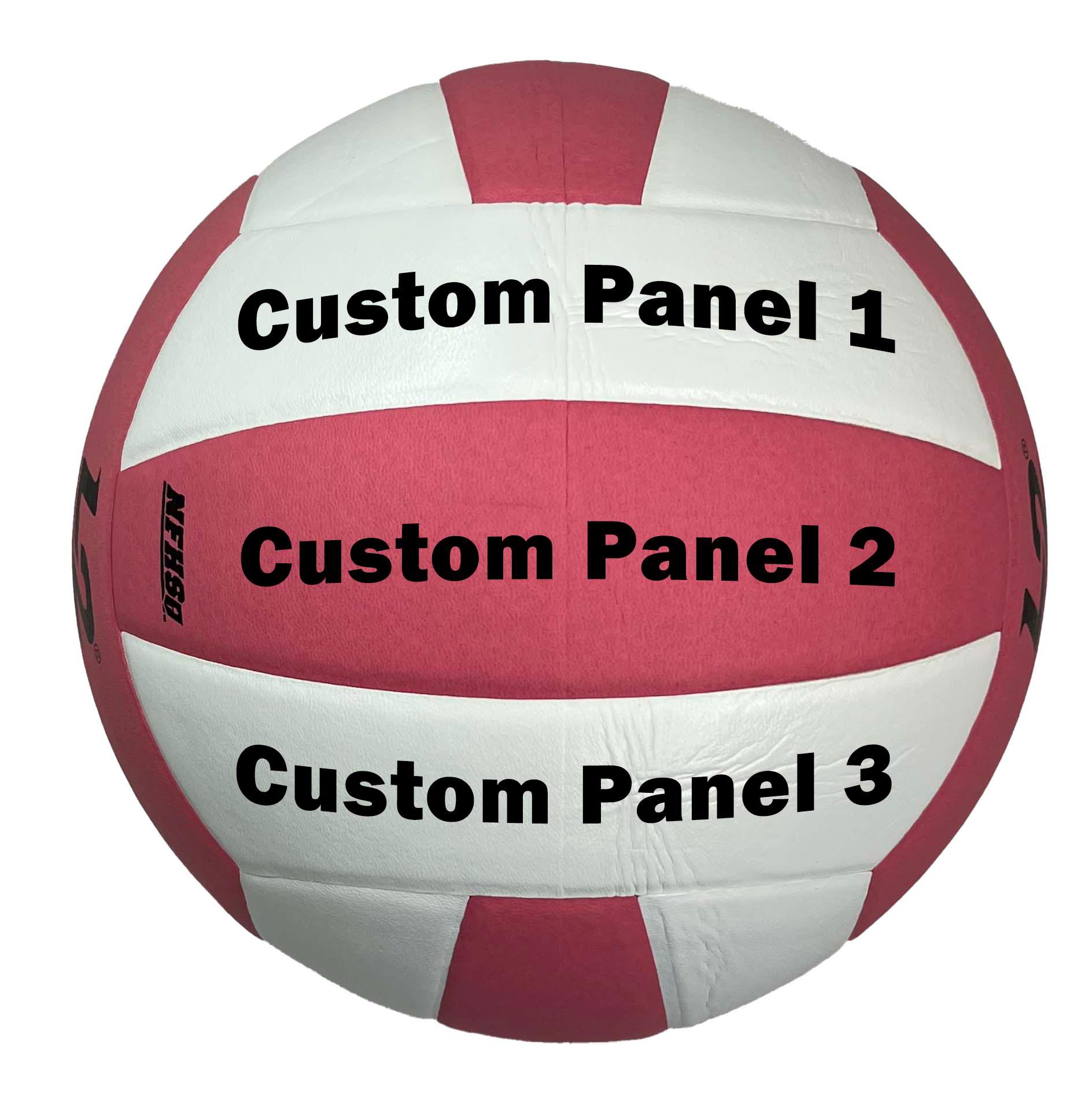 Multen Pink Customized Molten L2 Pink and White Volleyball, Official Size and ...