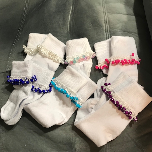 Beaded Socks Etsy