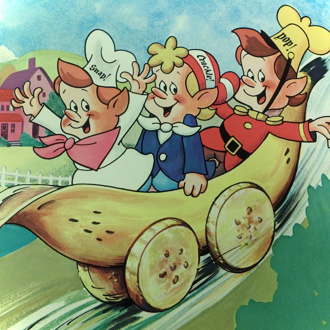 Kellogg's Lithograph Snap Crackle Pop Vintage 1983 Etsy Singapore