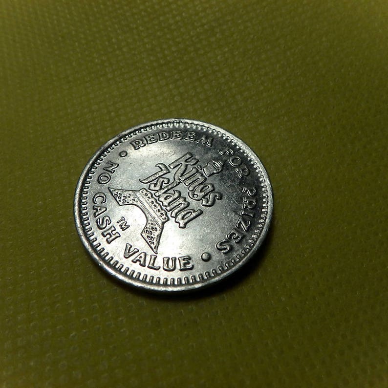 Gaming Coin Vintage King/'s Island Token Ohio Amusement Park