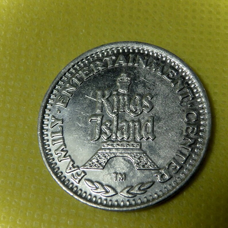 Gaming Coin Vintage King/'s Island Token Ohio Amusement Park