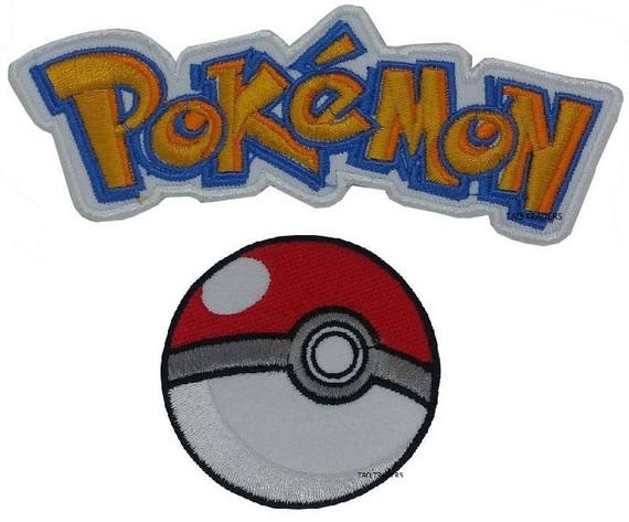 Pokemon Pokeball game cartoon Iron on Embroidered Patch