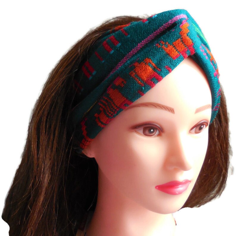 Turban Handmade Hair Accessories, Hippie Bohemian Style, Colorful Hair