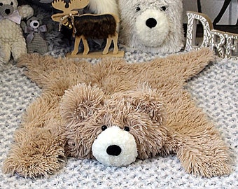 teddy bear rug nursery