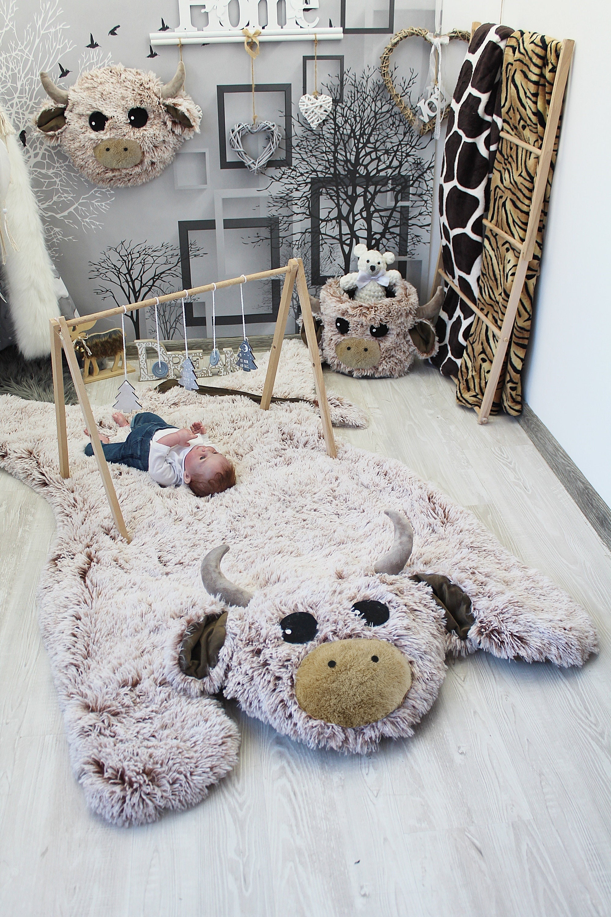 Human Made Plush Polar Bear Rug Trendy Sneakers Mat From Homefurnishings,  $76.89