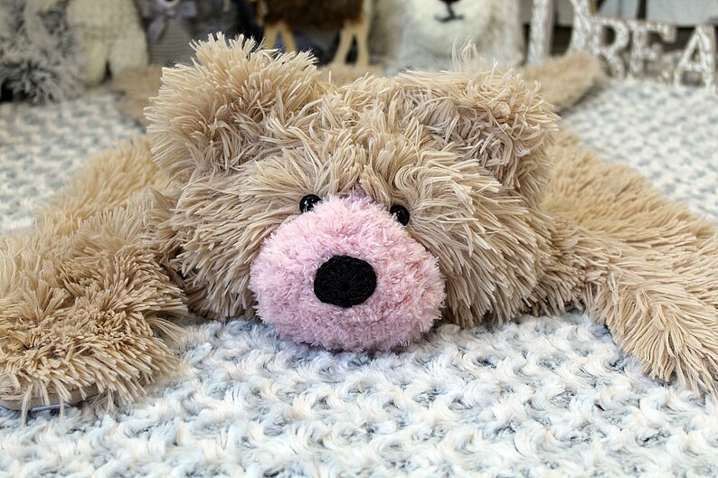 Baby bear rug Kids room rug Bear rug nursery Faux fur rug Etsy