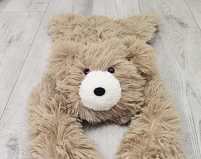 Personalized Baby Bear Lovey, Handmade Plush Animal, Soft Minky Teddy, Custom Baby Gift, Unique Nursery Companion, Child’s Comfort Toy