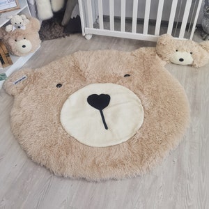 Baby Filzteppich - flauschiger personalisierter Teppich für Baby-Jungenzimmer, Abenteuer Thema Baby Geschenk