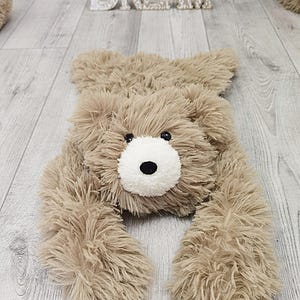 Bear Lovey Blanket - Personalized Minky Security Blanket for Baby Comfort
