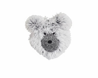 Faux Fur Bear Head Wall Mount: Woodland Nursery Decor