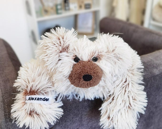 Personalized Minky Bear Lovey: Adventure Nursery Decor