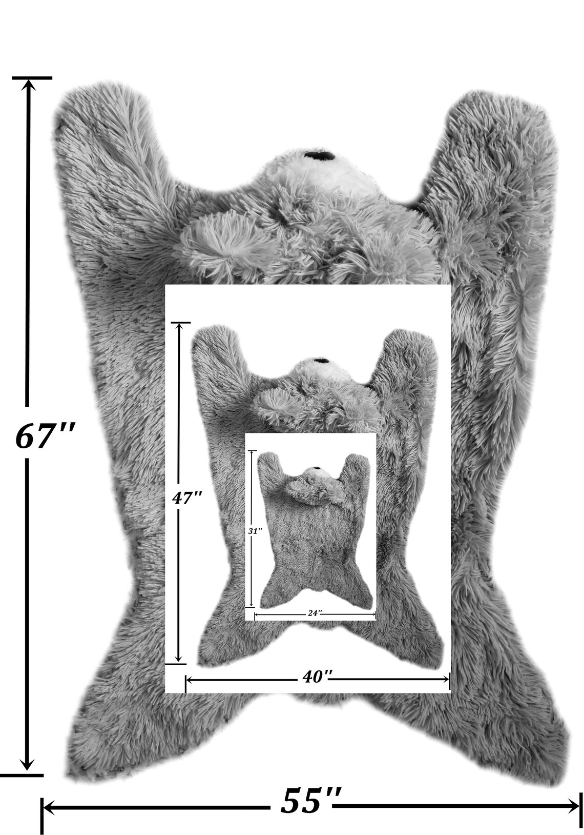 Polar bear rug Animal nursery rug Nursery animal rug Kids Etsy