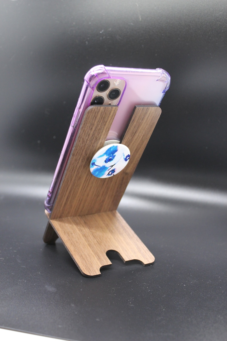 Laser Cut/Engraved phonegrip phone stand Etsy