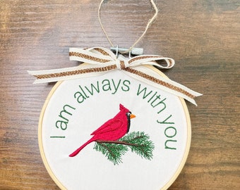 Embroidered Christmas ornament