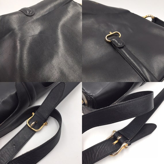 Authentic CELINE Vintage C logo shoulder bag - image 7